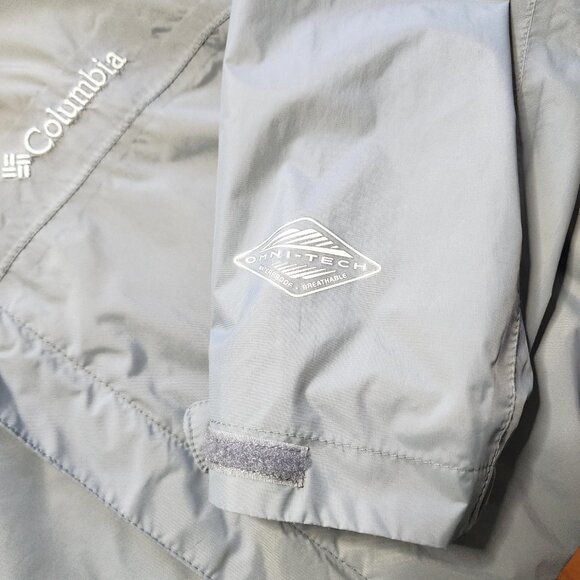 Columbia gray windbreaker rain jacket - Picture 4 of 10